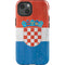 Croatia Flag Distressed iPhone 13 Impact Case